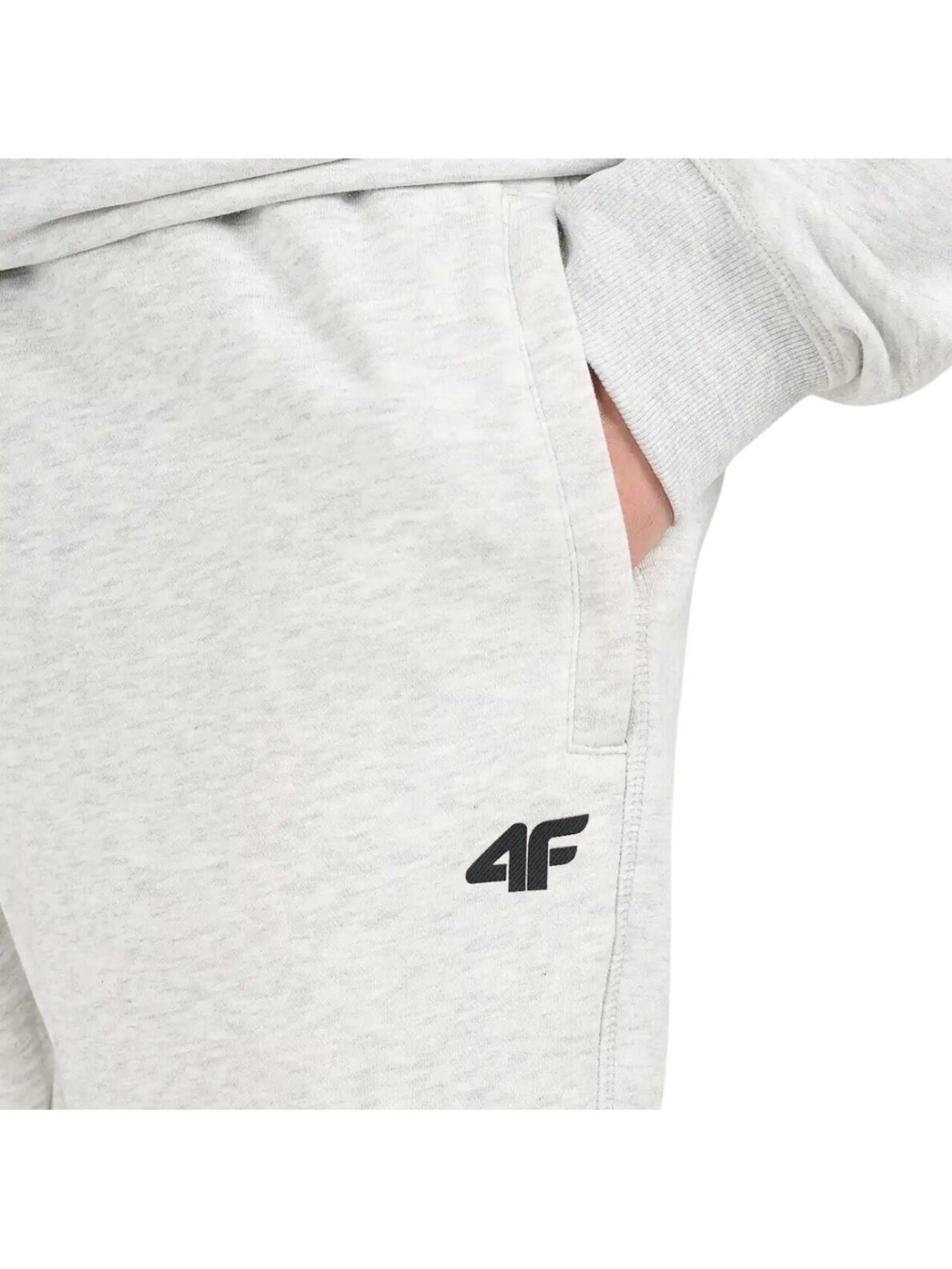4F vyrams kelnės CAS M1674 šaltai šviesiai pilka melanžas 2