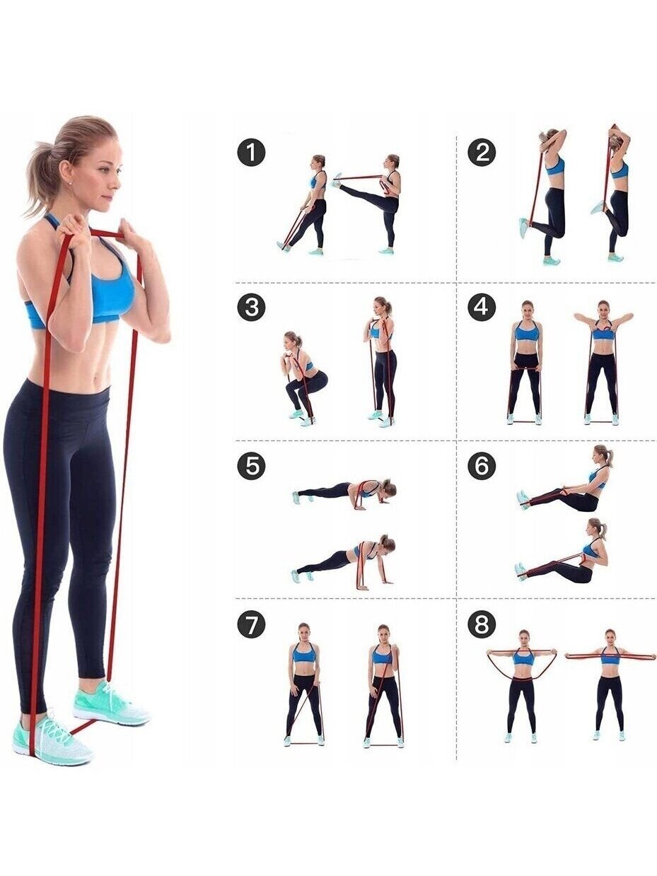 4yourhealth Atsparumo juosta Power Band 2-6 kg geltona 614 3 4yourhealth Atsparumo juosta Power Band 2-6 kg geltona 614 3