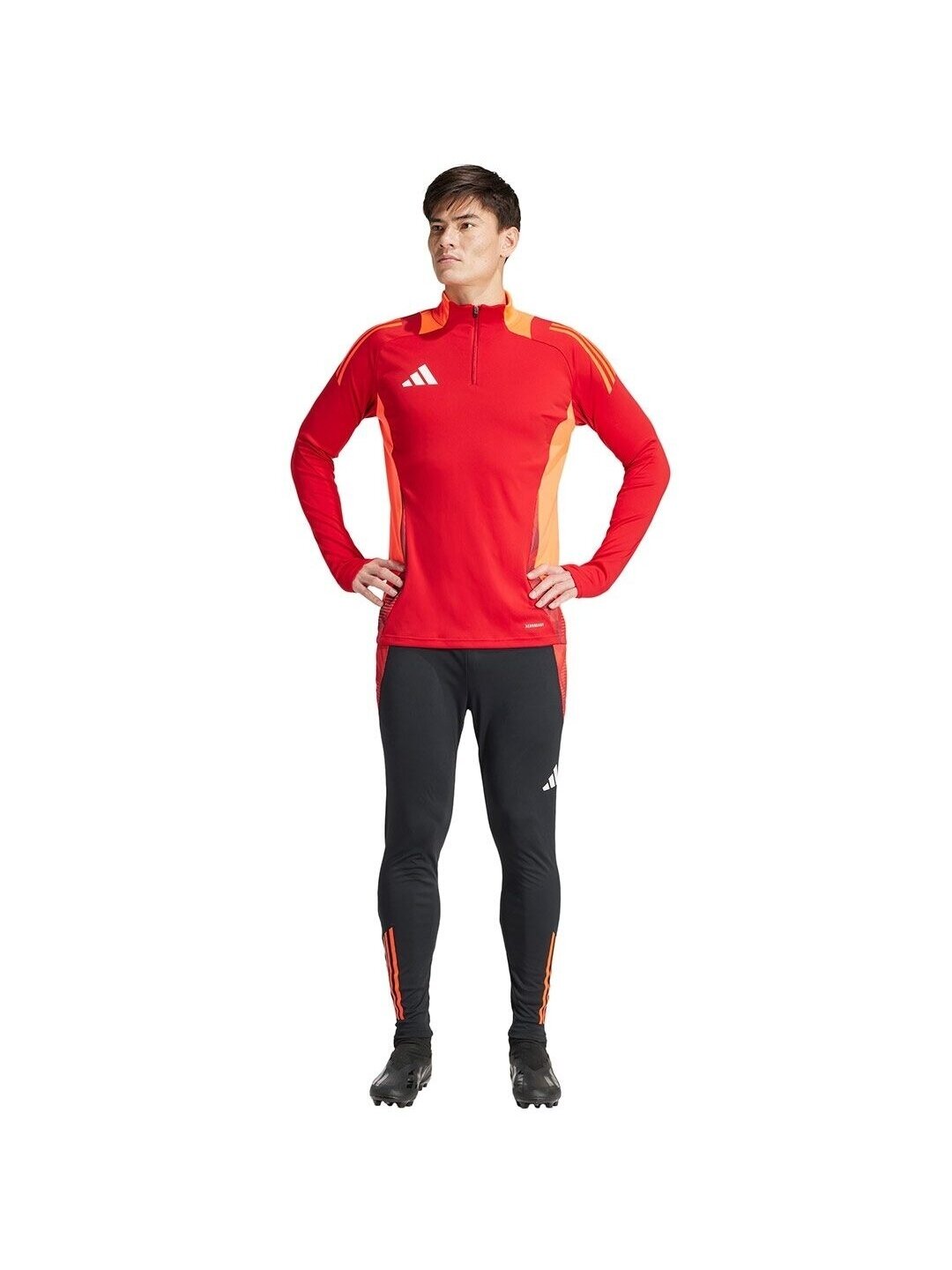 Adidas Tiro 24 Competition Training vyriškos kelnės, juodos ir oranžinės spalvos IP1879 5