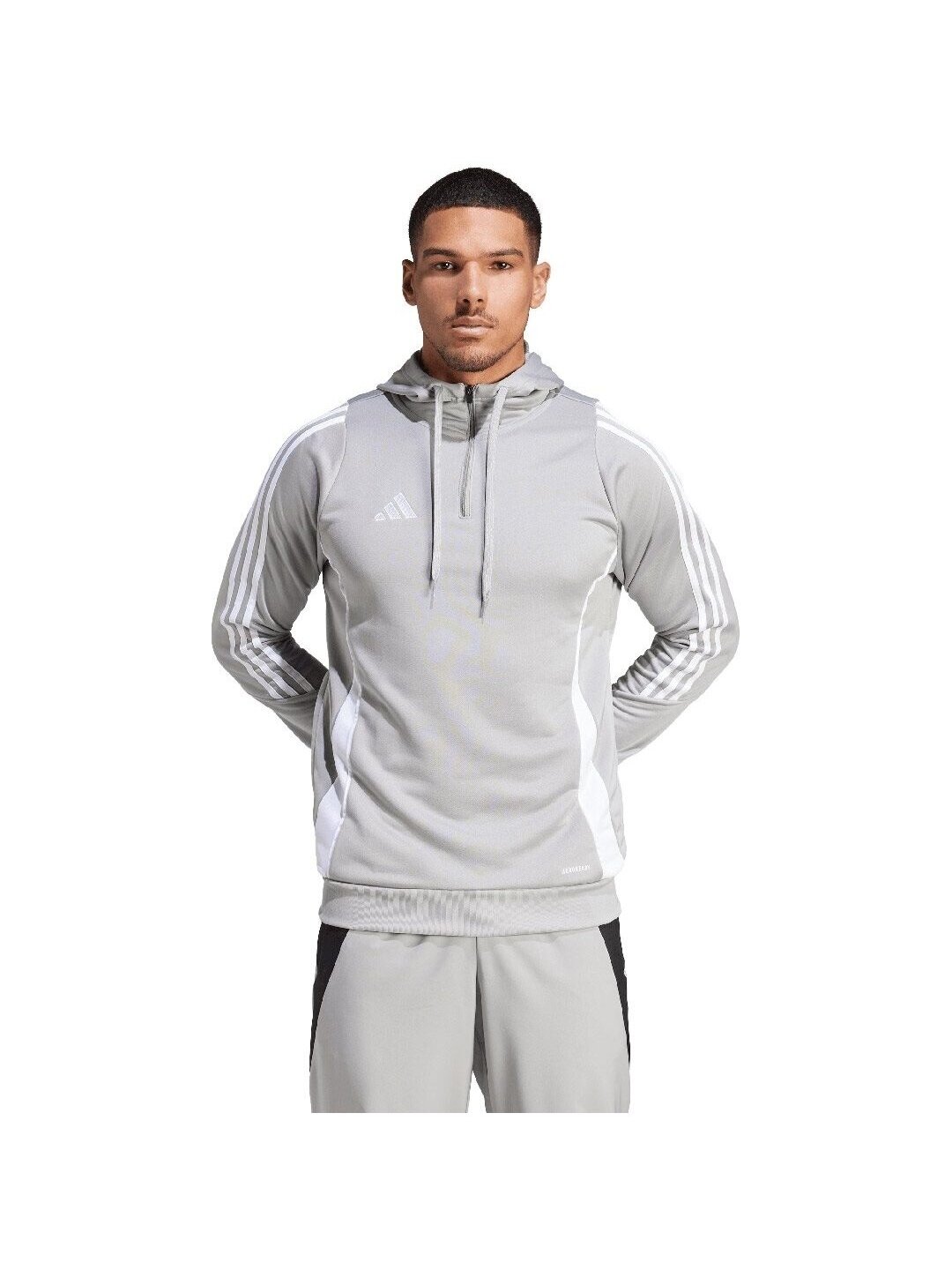 Adidas Tiro 24 Training vyriškas džemperis su gobtuvu, pilkas IR7551 3 Adidas Tiro 24 Training vyriškas džemperis su gobtuvu, pilkas IR7551 3