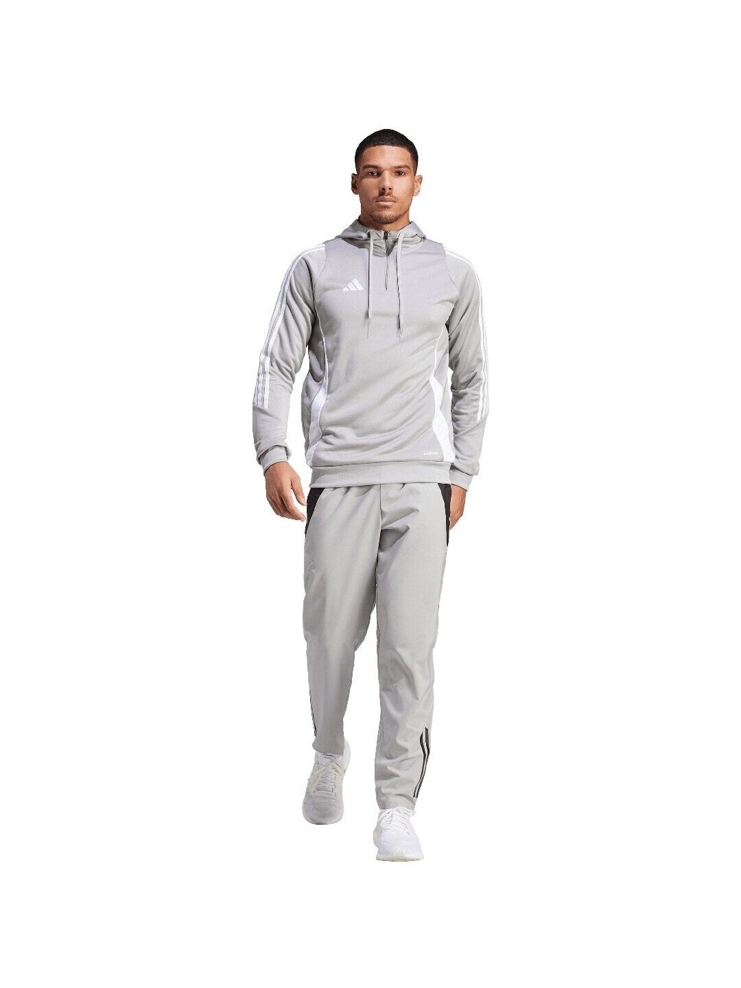 Adidas Tiro 24 Training vyriškas džemperis su gobtuvu, pilkas IR7551 4 Adidas Tiro 24 Training vyriškas džemperis su gobtuvu, pilkas IR7551 4