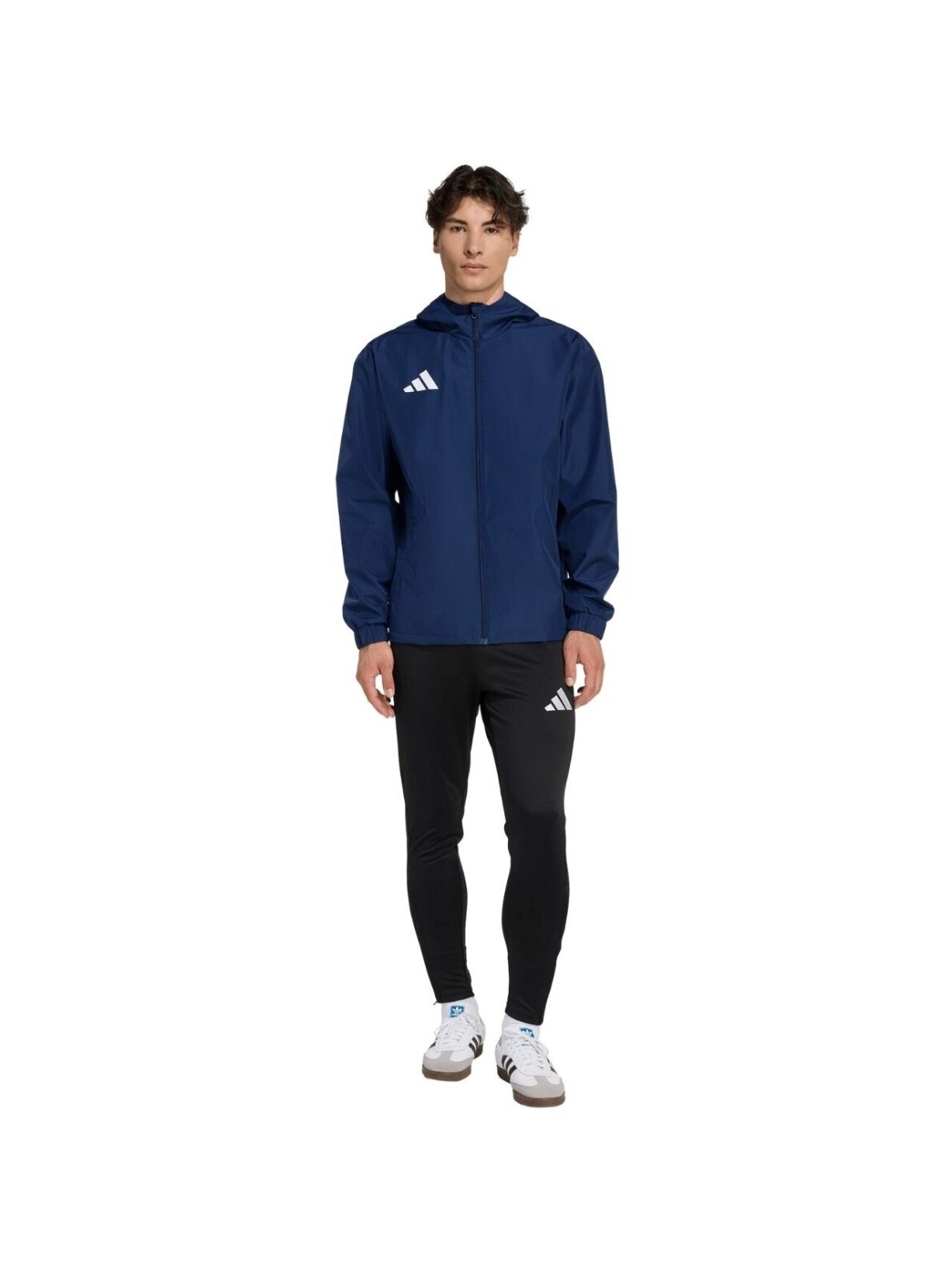 Adidas Entrada 26 All Weather vyriška striukė tamsiai mėlyna JZ9102 6 Adidas Entrada 26 All Weather vyriška striukė tamsiai mėlyna JZ9102 6