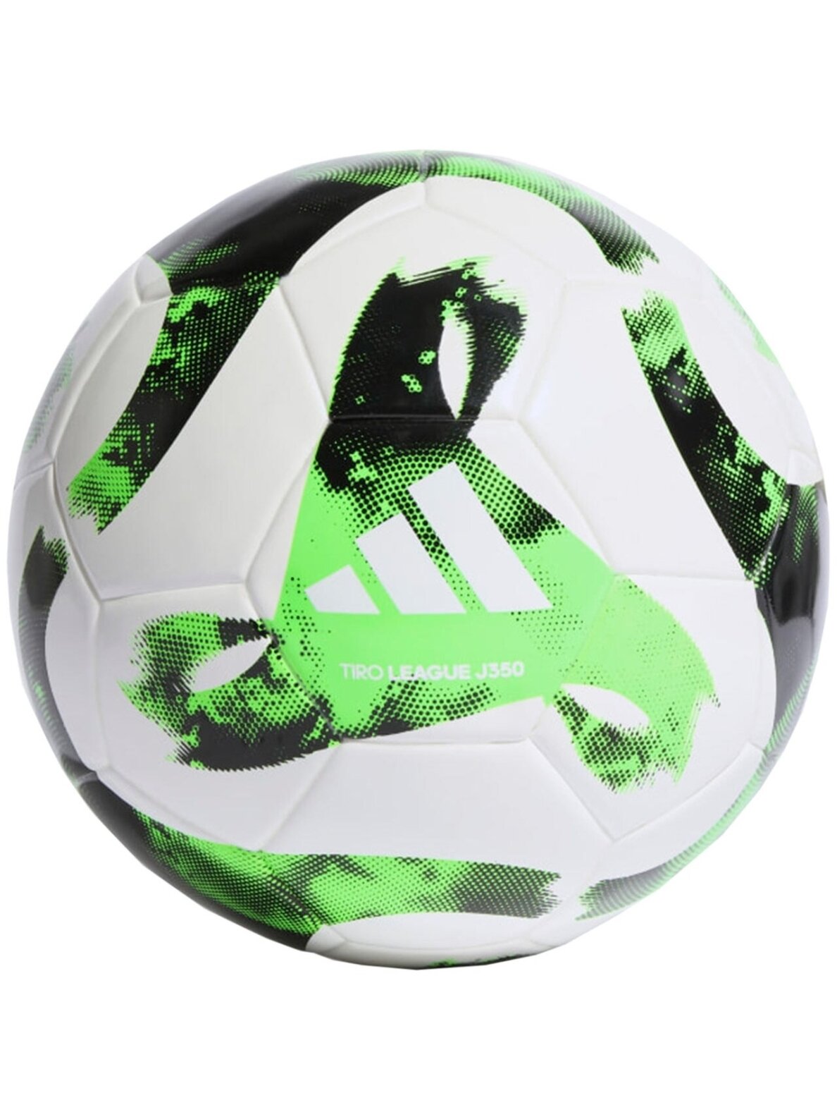 Adidas Futbolo kamuolys Tiro Junior 350 League balta/žalia HT2427 Adidas Futbolo kamuolys Tiro Junior 350 League balta/žalia HT2427
