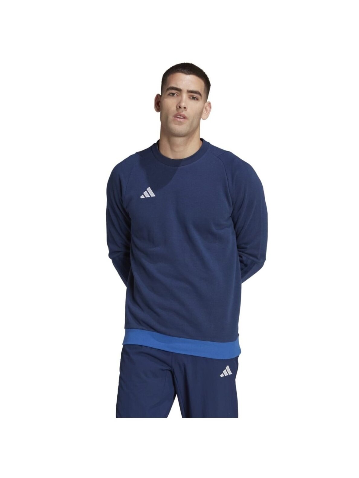 Adidas Tiro 23 Competition Crew vyriškas džemperis, tamsiai mėlynas HK8040 3 Adidas Tiro 23 Competition Crew vyriškas džemperis, tamsiai mėlynas HK8040 3