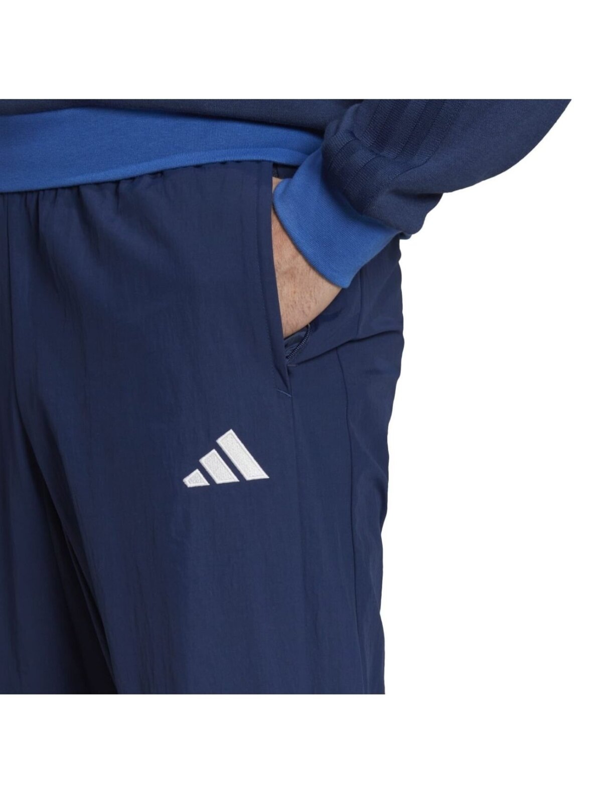 Adidas Tiro 23 Competition Presentation vyriškos kelnės, tamsiai mėlynos HK8049 4