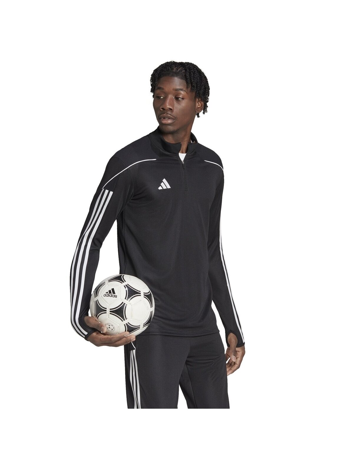Adidas Tiro 23 League Training Top vyriškas megztinis HS0326 juodas 2 Adidas Tiro 23 League Training Top vyriškas megztinis HS0326 juodas 2