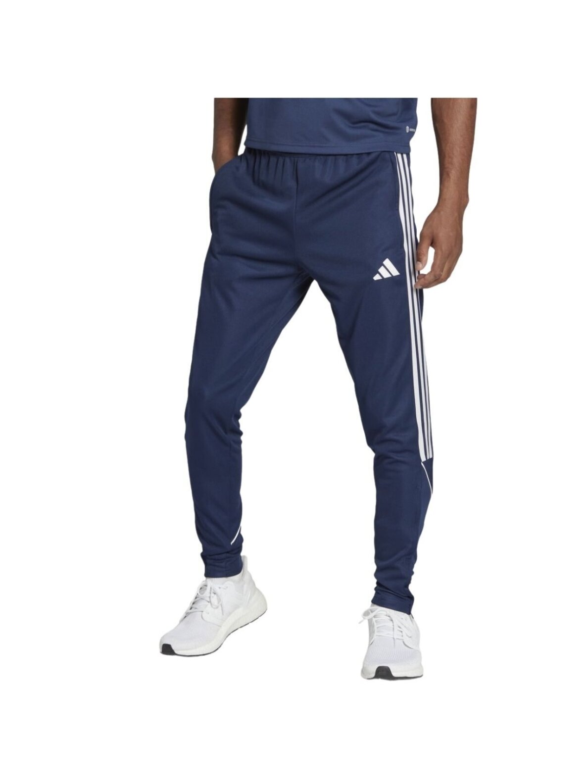 Adidas Tiro 23 League vyriškos kelnės, tamsiai mėlynos HS3529 1 Adidas Tiro 23 League vyriškos kelnės, tamsiai mėlynos HS3529 1
