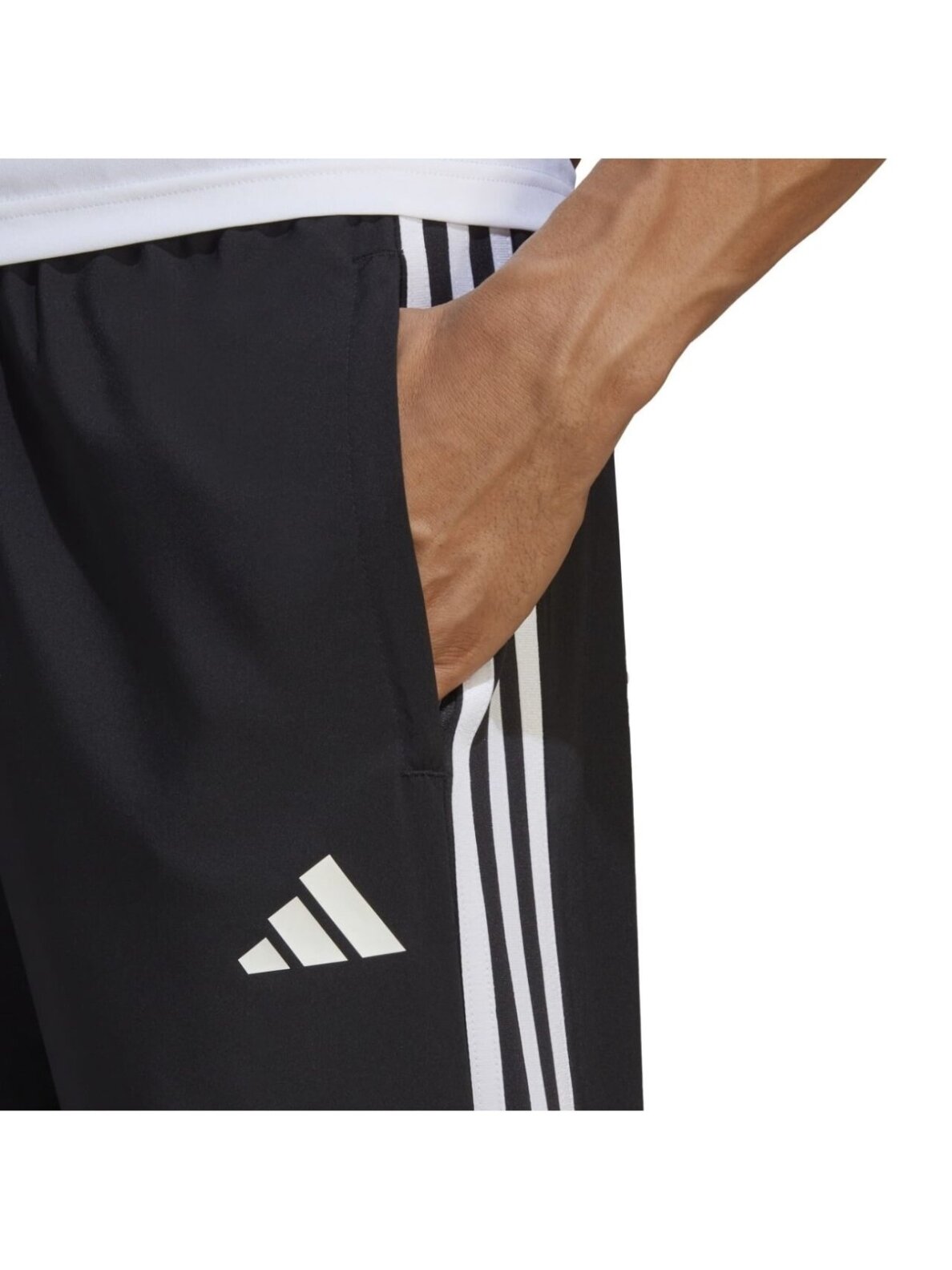 Adidas Tiro 23 League Woven vyriškos kelnės juodos IB5012 5 Adidas Tiro 23 League Woven vyriškos kelnės juodos IB5012 5
