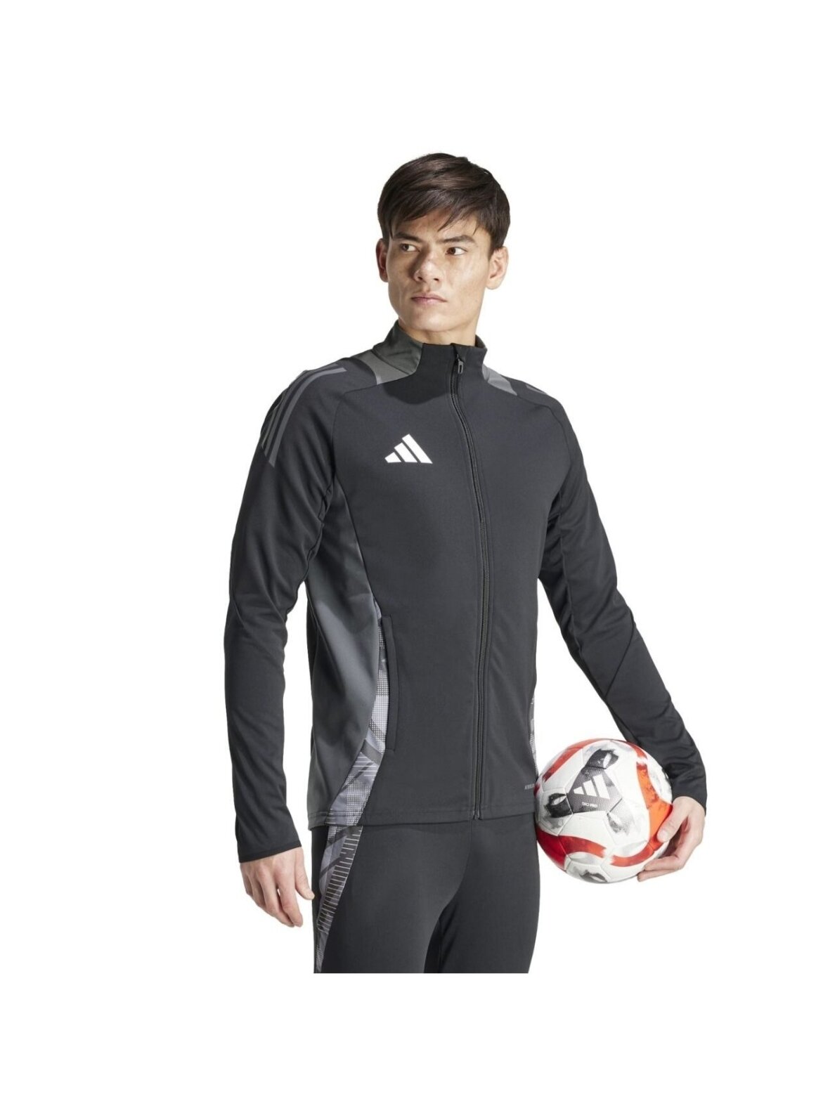 Adidas Tiro 24 Competition vyriškas džemperis juodos ir pilkos spalvos IP1870 6 Adidas Tiro 24 Competition vyriškas džemperis juodos ir pilkos spalvos IP1870 6
