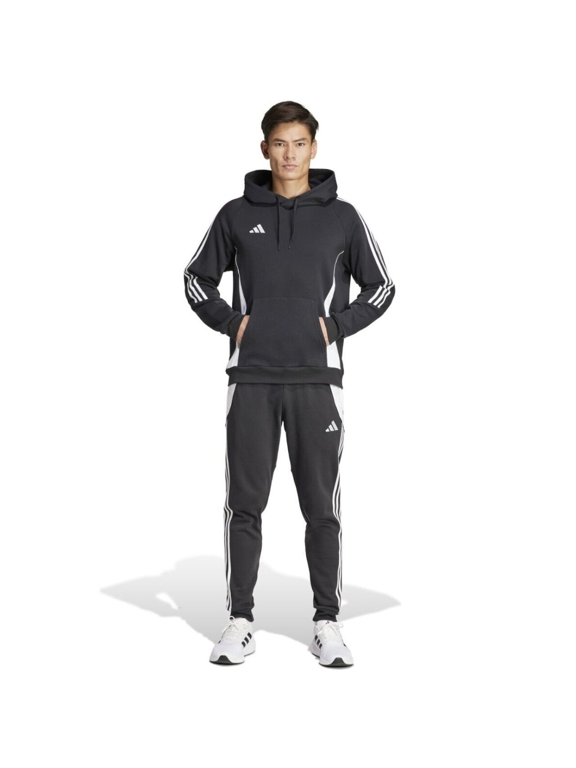 Adidas Tiro 24 Sweat Hooded vyriškas džemperis juodas IJ7673 5 Adidas Tiro 24 Sweat Hooded vyriškas džemperis juodas IJ7673 5