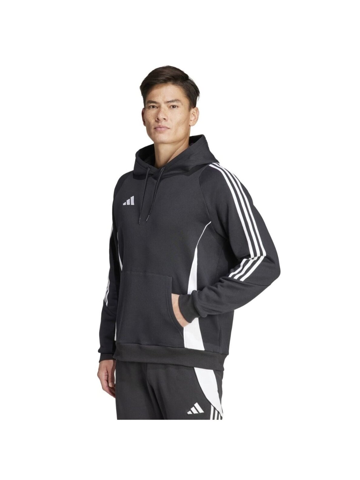 Adidas Tiro 24 Sweat Hooded vyriškas džemperis juodas IJ7673 6 Adidas Tiro 24 Sweat Hooded vyriškas džemperis juodas IJ7673 6