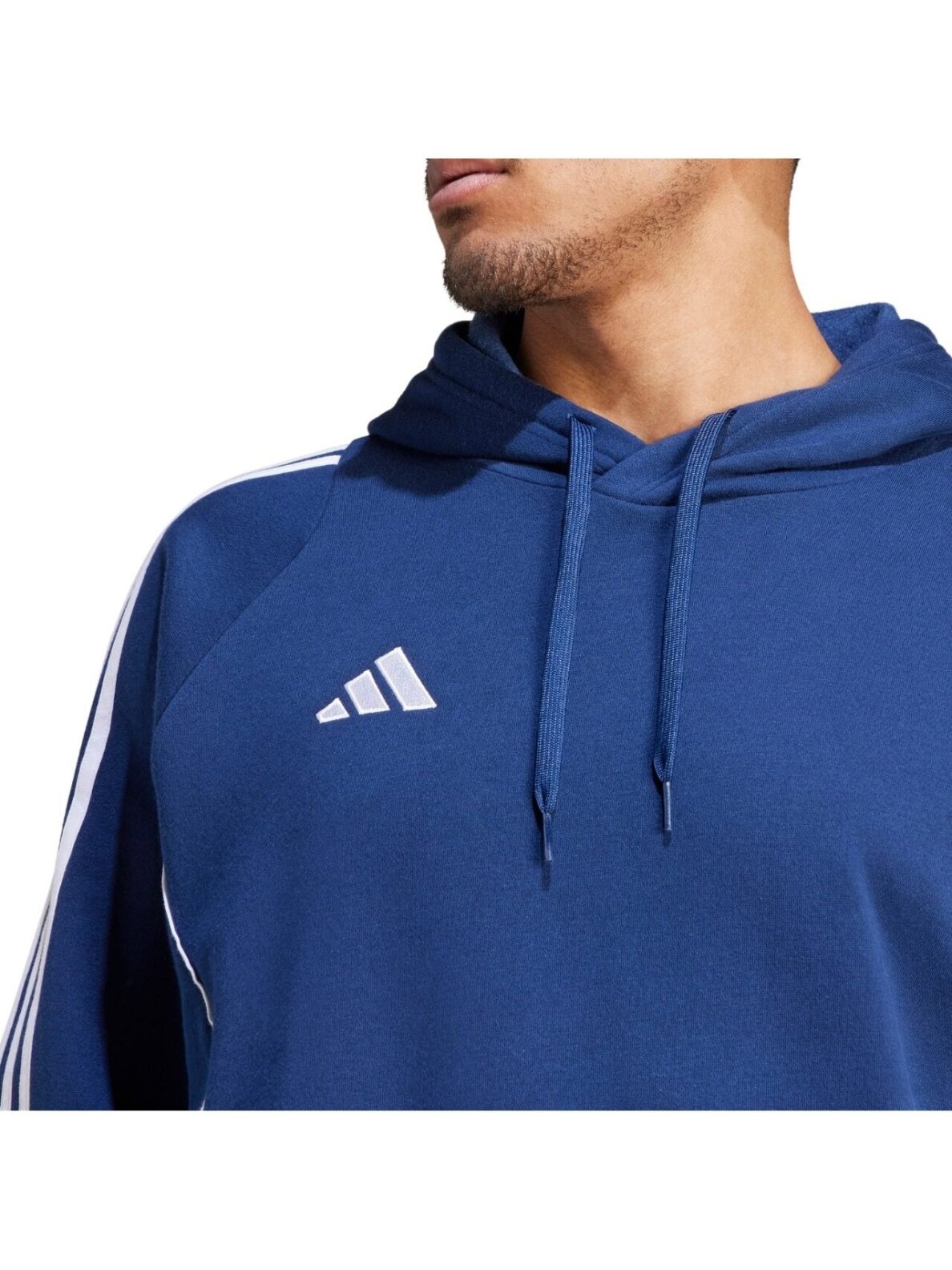 Adidas Tiro 24 Sweat Hooded vyriškas džemperis, mėlynas IR7546 6