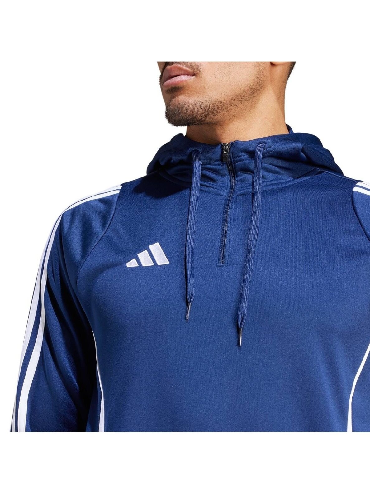 Adidas Tiro 24 Training vyriškas džemperis su gobtuvu, mėlynas IR9398 4