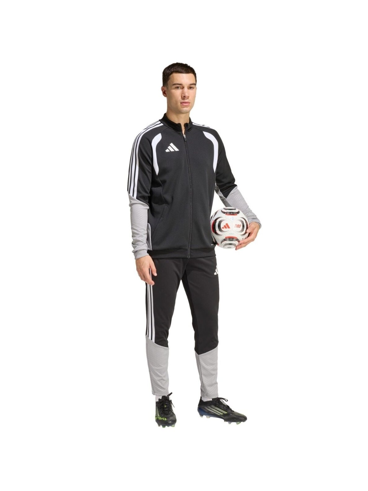 Adidas Tiro 26 Competition Training sportinė mikina vyrams juoda-pilka-balta JX4260 6