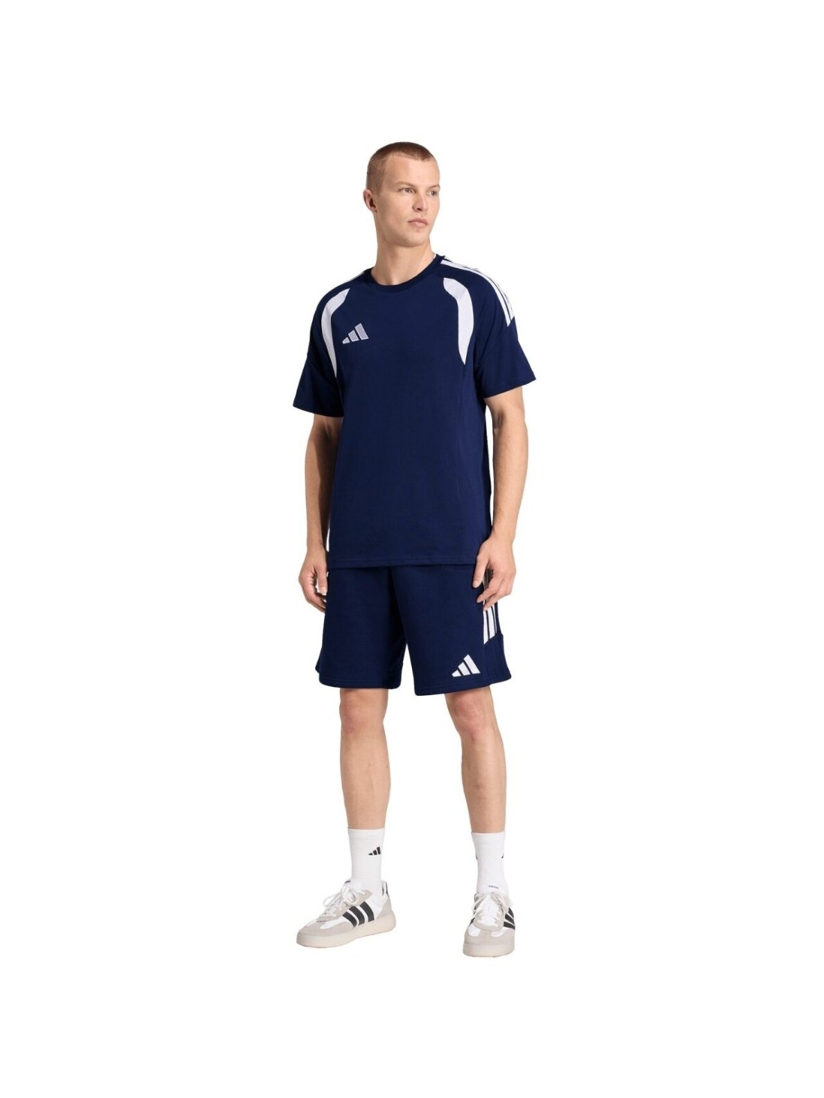 Adidas vyriški šortai Tiro 26 League Sweat tamsiai mėlyni JY9670 5