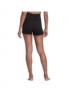 Adidas Moteriški šortai Yoga Essentials aukšto juosmens juodi HD6825