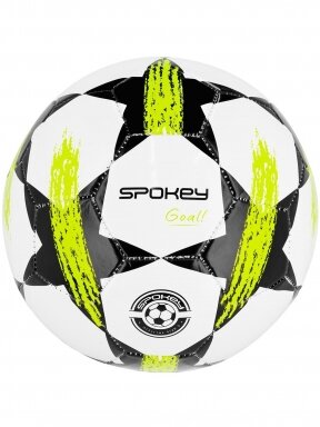 Spokey futbolo kamuolys Goal balta/žalia 942598