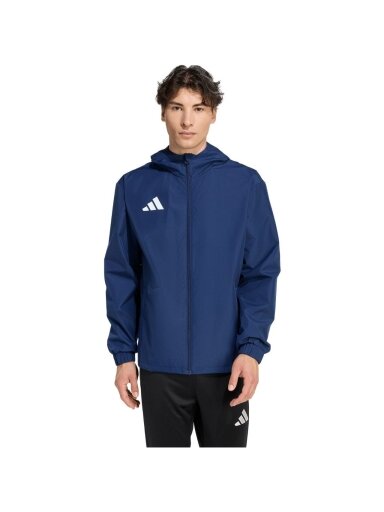 Adidas Entrada 26 All Weather vyriška striukė tamsiai mėlyna JZ9102
