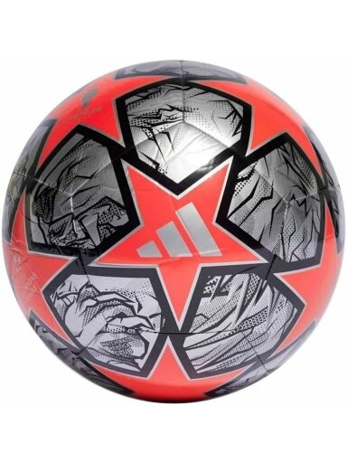 Adidas futbolo kamuolys UCL Club IN9329, sidabrinė raudona Adidas futbolo kamuolys UCL Club IN9329, sidabrinė raudona