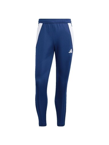 Adidas Tiro 24 Slim Training vyriškos kelnės, tamsiai mėlynos spalvos IR9344