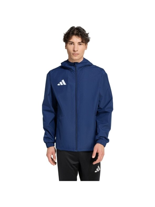 Adidas Entrada 26 All Weather vyriška striukė tamsiai mėlyna JZ9102 1 Adidas Entrada 26 All Weather vyriška striukė tamsiai mėlyna JZ9102 1