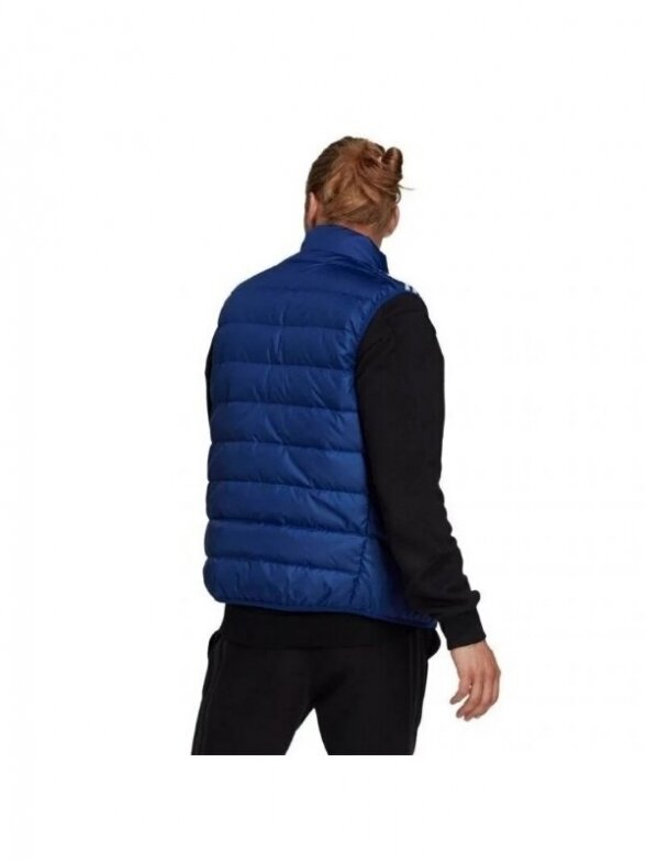Adidas Essentials Down Vest liemenė vyrams mėlyna GT9136 2 Adidas Essentials Down Vest liemenė vyrams mėlyna GT9136 2