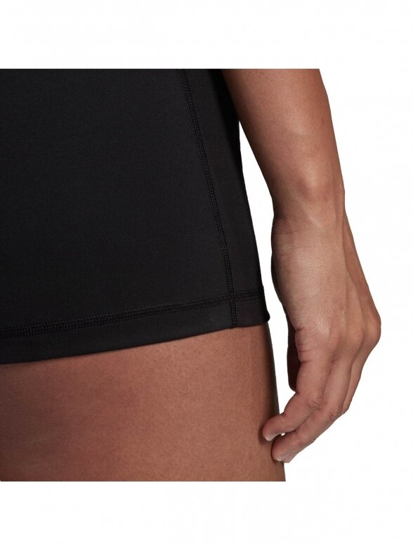 Adidas Moteriški šortai Yoga Essentials aukšto juosmens juodi HD6825 4