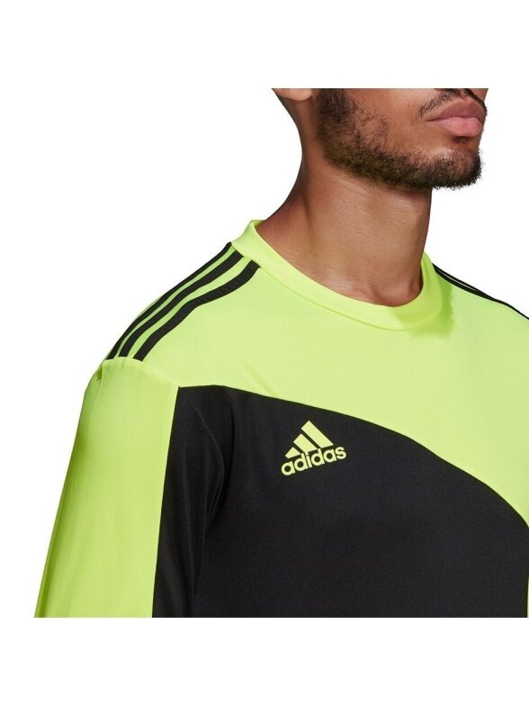 Adidas Squadra 21 Goalkeeper Jersey vyriški vartininko džemperiai, juodos ir laimo spalvos GN5795 4