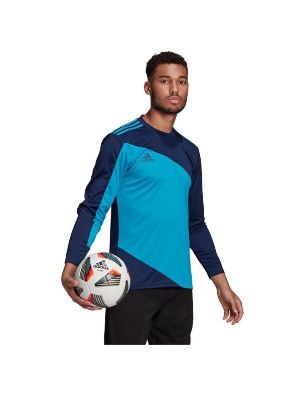 Adidas Squadra 21 Goalkeeper Jersey vyrų vartininko džemperis, mėlynos ir tamsiai mėlynos spalvos GN6944 4 Adidas Squadra 21 Goalkeeper Jersey vyrų vartininko džemperis, mėlynos ir tamsiai mėlynos spalvos GN6944 4