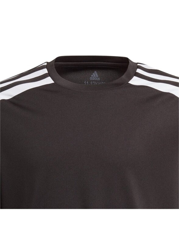 Adidas Squadra 21 Jersey Jaunimo marškinėliai, juodi GN5739 4 Adidas Squadra 21 Jersey Jaunimo marškinėliai, juodi GN5739 4