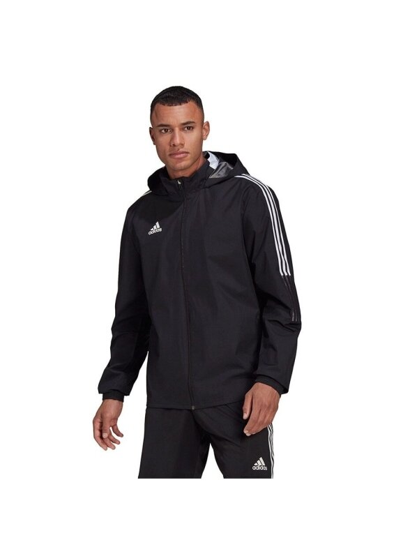 Adidas Tiro 21 Allweather vyriški džemperiai juodi GH4466 2