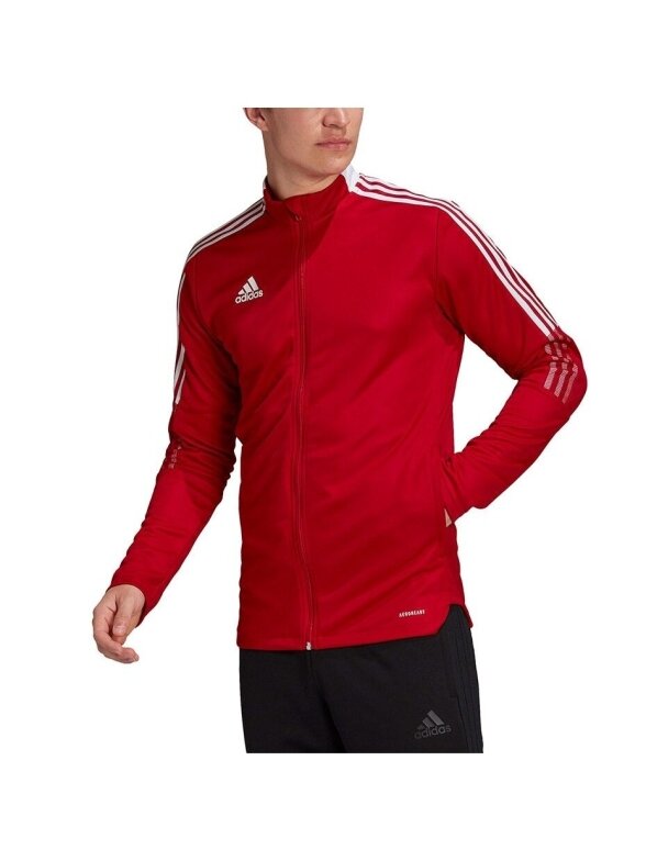 Adidas Tiro 21 Track vyriškas džemperis raudonas GM7308 2