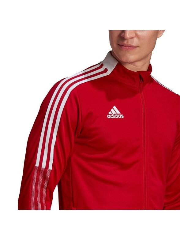 Adidas Tiro 21 Track vyriškas džemperis raudonas GM7308 3 Adidas Tiro 21 Track vyriškas džemperis raudonas GM7308 3