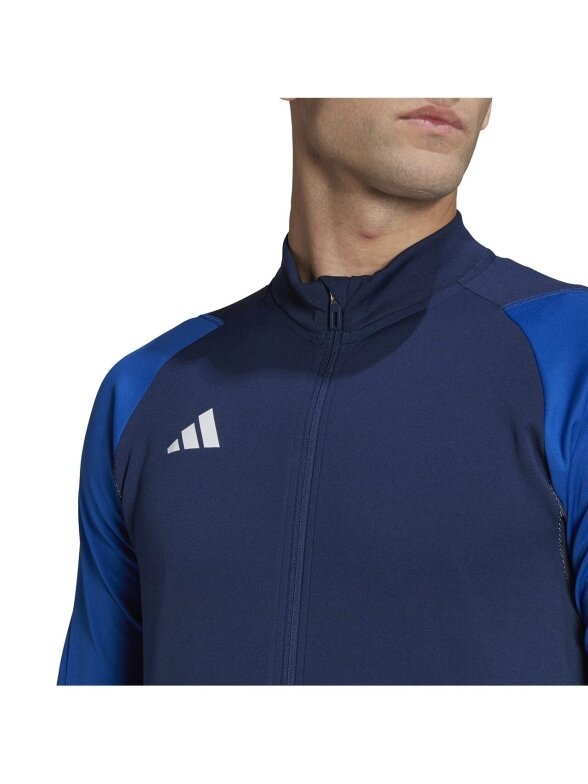 Adidas Tiro 23 Competition Training vyriškas džemperis, tamsiai mėlynos ir mėlynos spalvos HK7649 5