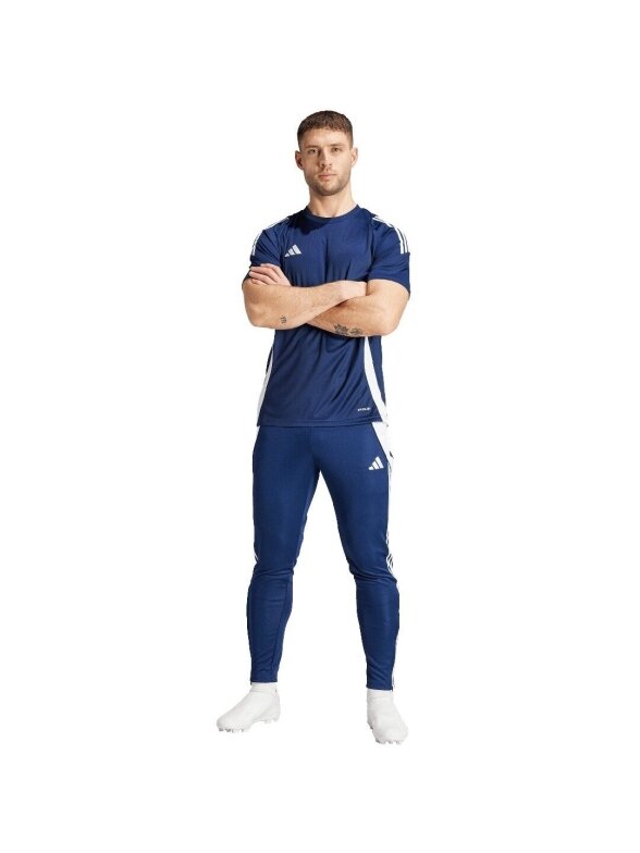 Adidas Tiro 24 Slim Training vyriškos kelnės, tamsiai mėlynos spalvos IR9344 3 Adidas Tiro 24 Slim Training vyriškos kelnės, tamsiai mėlynos spalvos IR9344 3