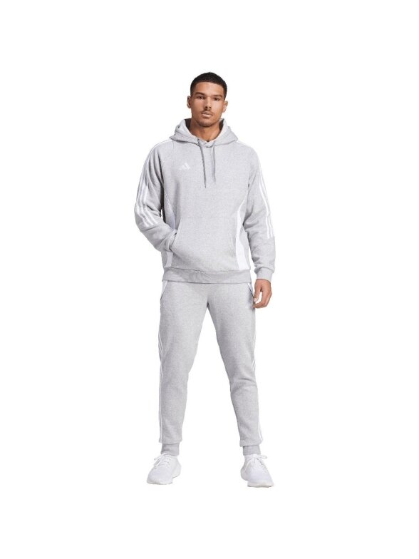 Adidas Tiro 24 Sweat vyriškas džemperis su gobtuvu, pilkas IR7545 5