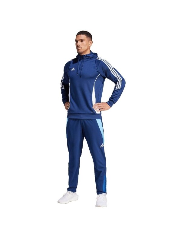 Adidas Tiro 24 Training vyriškas džemperis su gobtuvu, mėlynas IR9398 3 Adidas Tiro 24 Training vyriškas džemperis su gobtuvu, mėlynas IR9398 3