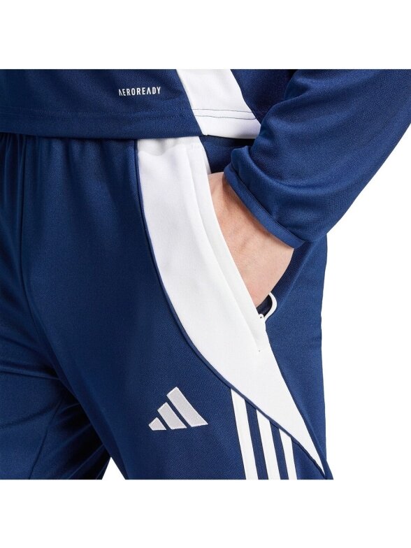 Adidas Tiro 24 Training vyriškos kelnės, tamsiai mėlynos IR9343 4 Adidas Tiro 24 Training vyriškos kelnės, tamsiai mėlynos IR9343 4