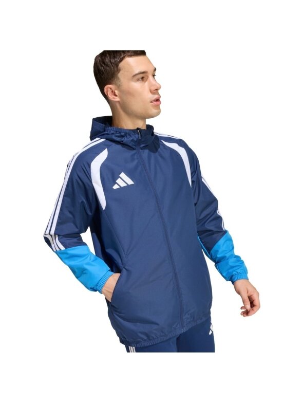 Adidas Tiro 26 Competition All Weather vyriška striukė tamsiai mėlyna JY8869 6