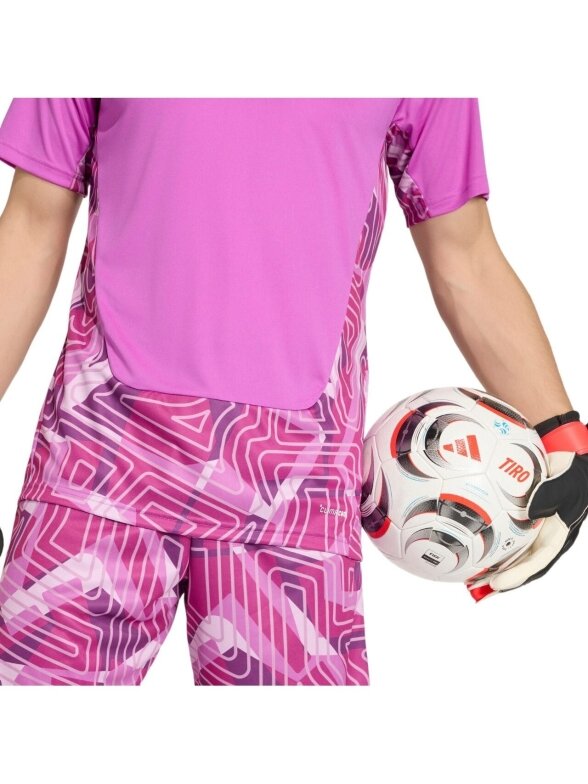 Adidas Tiro 26 Competition Goalkeeper Jersey vyriški vartininko marškinėliai rožiniai KC5355 5