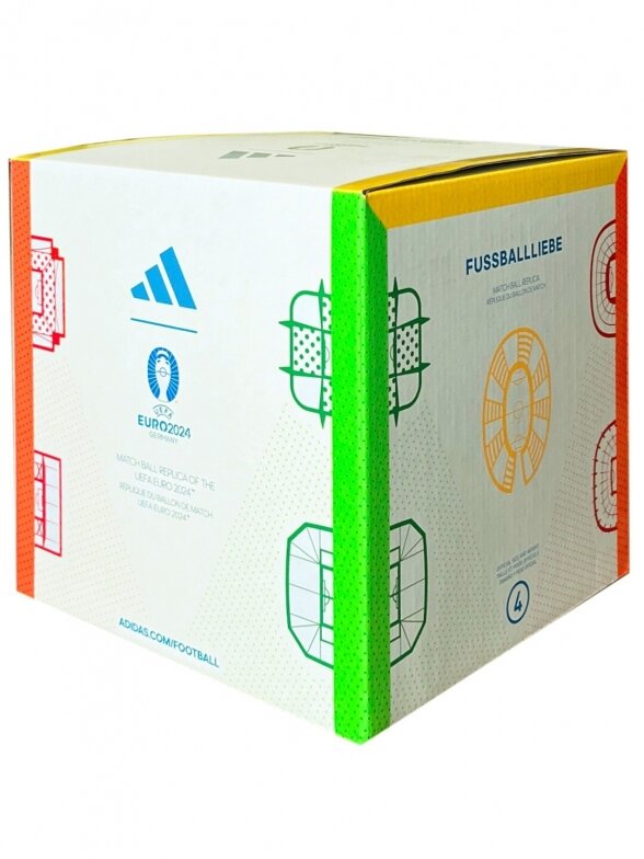 Adidas futbolo kamuolys  Euro24 Fussballliebe League Box IN9369 5