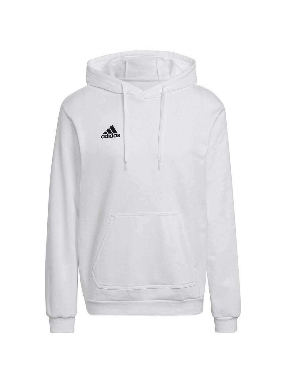 Adidas Entrada 22 Hoody vyriškas džemperis, baltas HG6302 1 Adidas Entrada 22 Hoody vyriškas džemperis, baltas HG6302 1