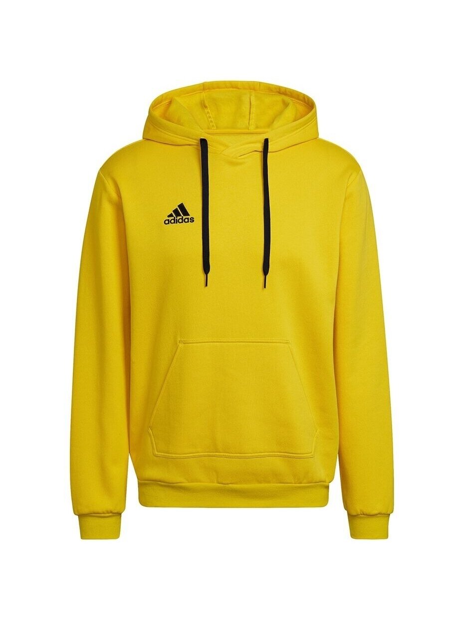 Adidas Entrada 22 Hoody vyriškas džemperis, geltonas HI2140 1 Adidas Entrada 22 Hoody vyriškas džemperis, geltonas HI2140 1