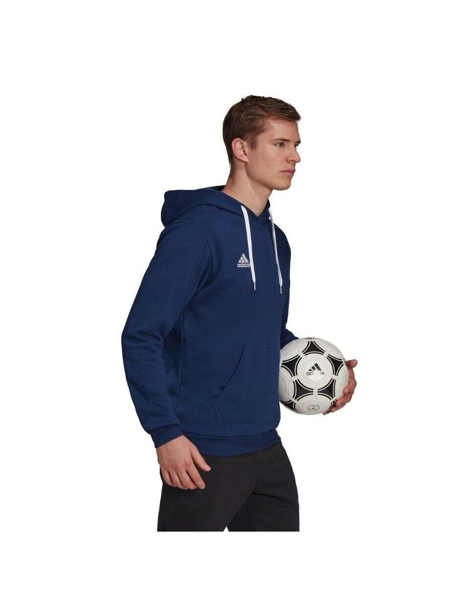Adidas Entrada 22 Hoody vyriškas džemperis, tamsiai mėlynas H57513 2 Adidas Entrada 22 Hoody vyriškas džemperis, tamsiai mėlynas H57513 2