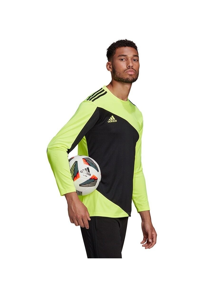Adidas Squadra 21 Goalkeeper Jersey vyriški vartininko džemperiai, juodos ir laimo spalvos GN5795 3 Adidas Squadra 21 Goalkeeper Jersey vyriški vartininko džemperiai, juodos ir laimo spalvos GN5795 3