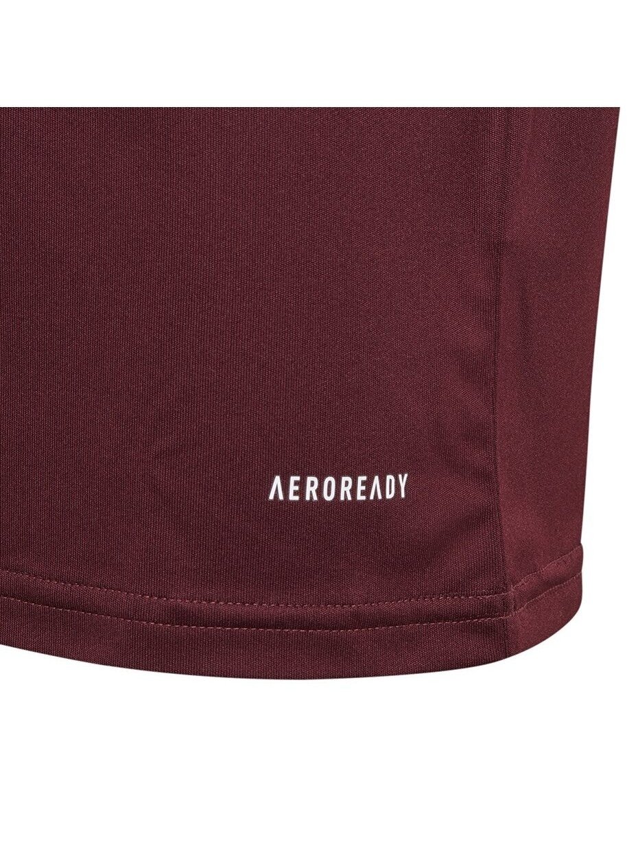 Adidas Squadra 21 Jersey Jaunimo marškinėliai, bordo GN8090 4 Adidas Squadra 21 Jersey Jaunimo marškinėliai, bordo GN8090 4