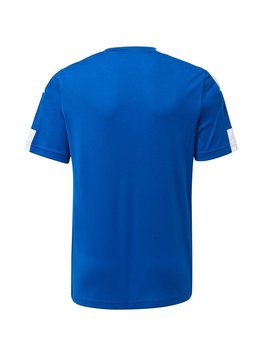 Adidas Squadra 21 Jersey Jaunimo marškinėliai, mėlyni GK9151 2 Adidas Squadra 21 Jersey Jaunimo marškinėliai, mėlyni GK9151 2