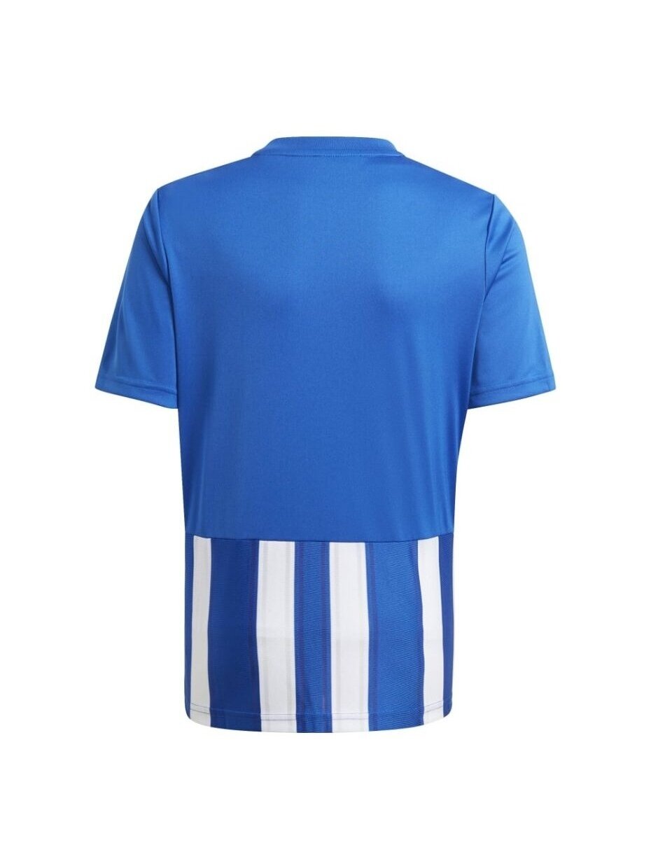 Adidas Striped 21 Jersey jaunimo marškinėliai, balti ir mėlyni GH7323 2 Adidas Striped 21 Jersey jaunimo marškinėliai, balti ir mėlyni GH7323 2