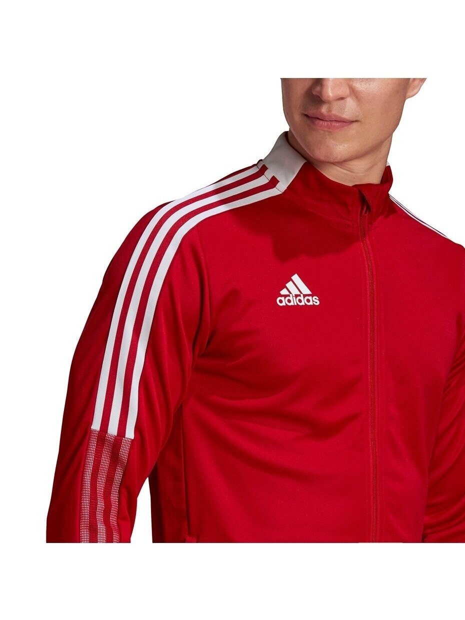 Adidas Tiro 21 Track vyriškas džemperis raudonas GM7308 3 Adidas Tiro 21 Track vyriškas džemperis raudonas GM7308 3