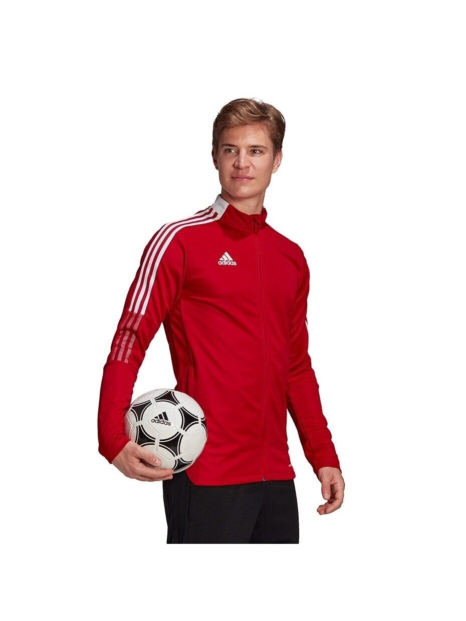 Adidas Tiro 21 Track vyriškas džemperis raudonas GM7308 6